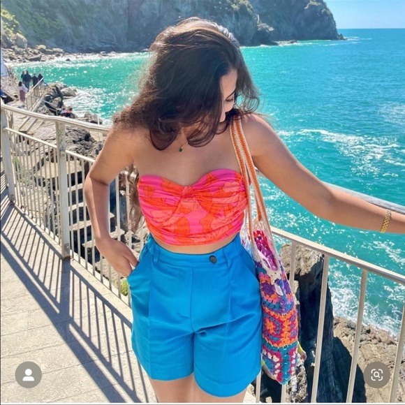 ZARA BLOGGERS FAV CORSET TULLE TOP - Picture 4 of 10